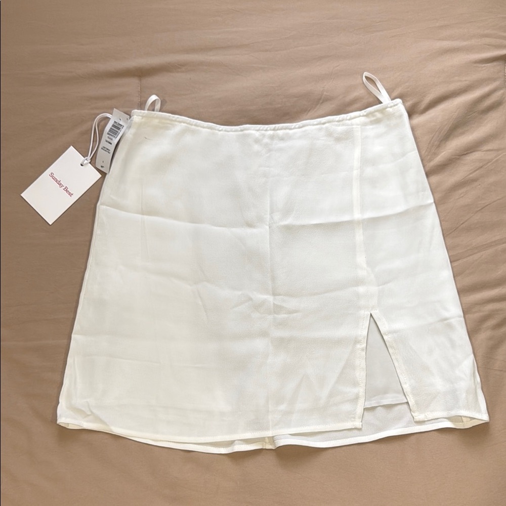 ARITZIA SUNDAY BEST Tatiana Mini Skirt - white